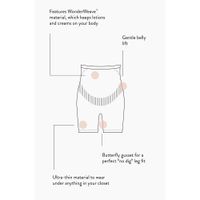 Thighs Corto Con Soporte Color Negro - Belly Bandit Varias Tallas