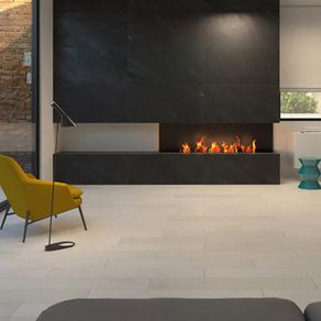 Piso Rígido Geologic Metal Negro 60X120 Cm - Interceramic