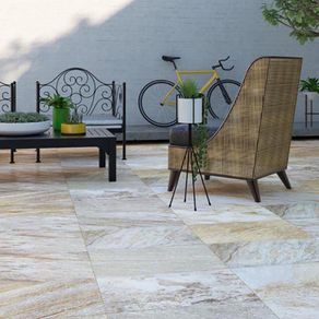 Piso Cerámico Slate Supremo Multicolor 40X60 Cm - Interceramic