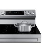 Estufa Eléctrica Con Air Fryer Plateada con Negro 30 Plg - Samsung