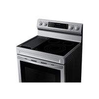 Estufa Eléctrica Con Air Fryer Plateada con Negro 30 Plg - Samsung