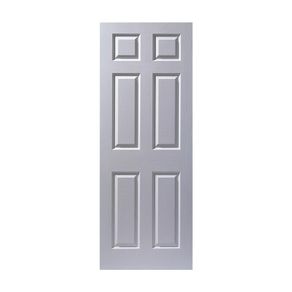 Puerta De Metal Blanca 6 Tableros 2.07X0.7 M - Dist.Globales