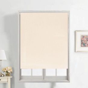 Persiana Enrollable Blackout Café - Livim Natural Home Varios Tamaños