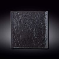 Plato De Porcelana Color Negro Para Cena 10.7 Plg - Wilmax