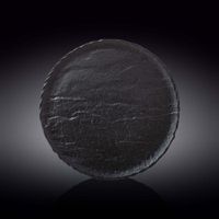 Plato De Porcelana Color Negro Para Cena 11 Plg - Wilmax