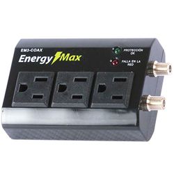 Protector De Voltaje Para Televisores EM3-COAX 1800 Wts - Energy
