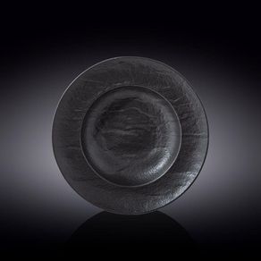 Plato De Porcelana Color Negro Para Sopa 12 Oz - Wilmax