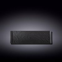 Fuente De Porcelana Color Negro 11.75X3.75 Plg - Wilmax