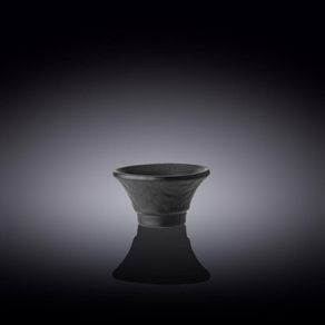 Salsero De Porcelana Color Negro 3 Plg - Wilmax
