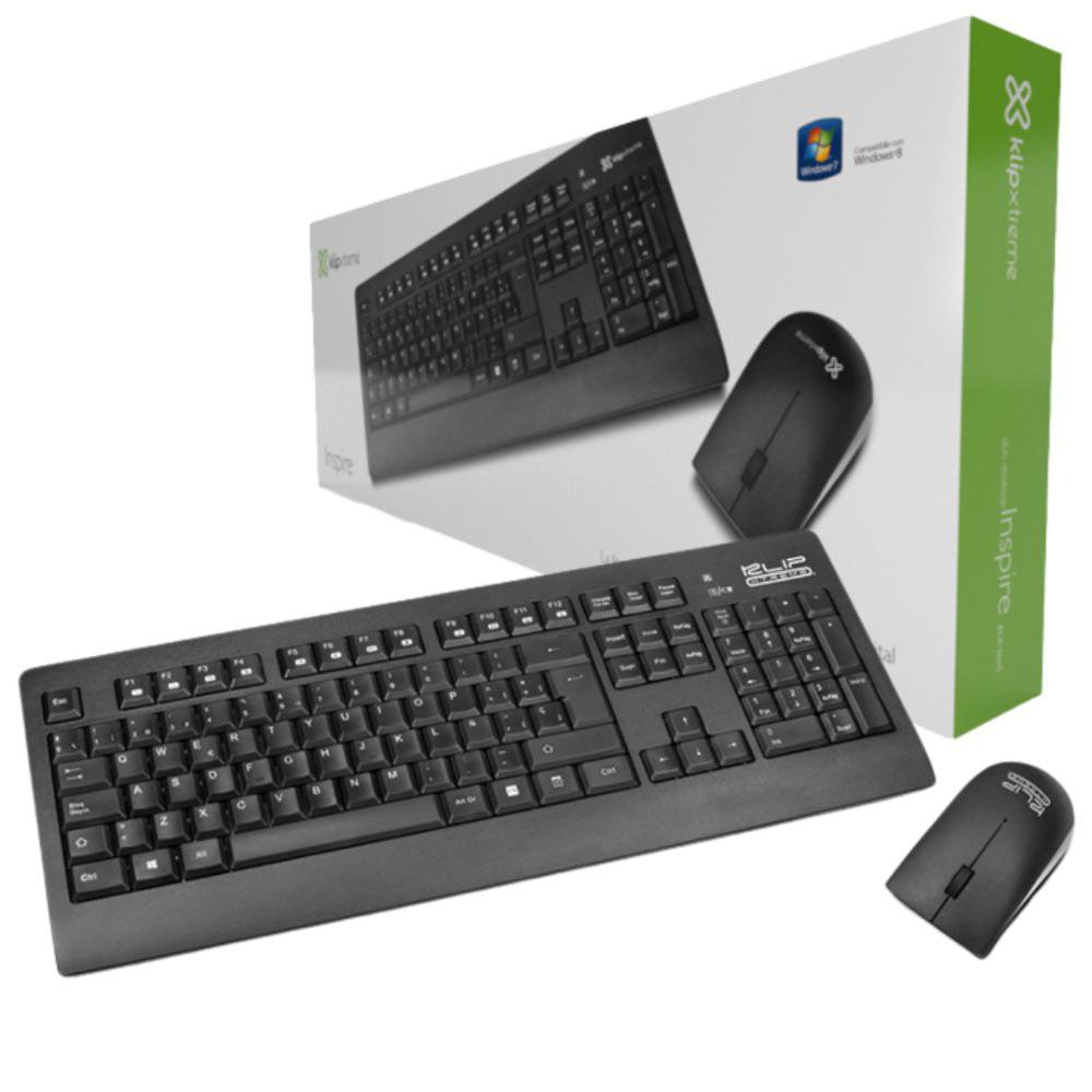 Combo de Teclado y Mouse Inalámbrico Combo Teclado y Mouse Inalámbrico
