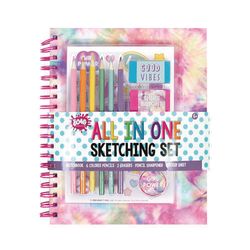 Kit De Arte Colores Pastel Todo En Uno Para Dibujar Y Colorear