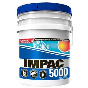 Impermeabilizante Acrílico Negro 5000 Cubeta De 5 Gal - Impac