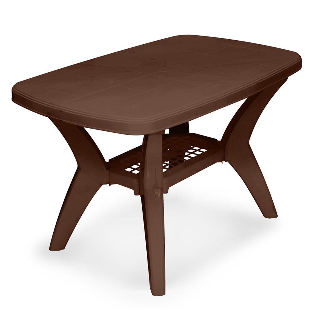 Mesa Fuerte para Exterior - Guateplast Varios Colores Chocolate