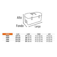 Caja De Herramientas Plástica 23 Plg - Truper