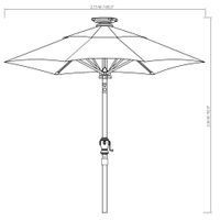 Sombrilla-Solar-De-Exterior-Luz-Led-2.75-M