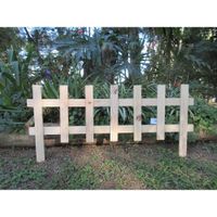 Cerca De Madera Natural De 3 Pies X 17 Plg -Fixer