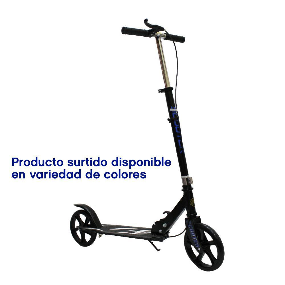 Monopatín 6699 de 2 Ruedas Plegable con Freno Manual - Colores Surtidos Monopatín De 2 Rue…