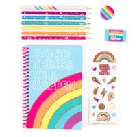 Kit De Papelería Todo En Uno Rainbow Bright
