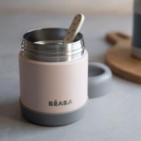 Frasco Térmico Para Almacenar Comida Color Rosado - Beaba