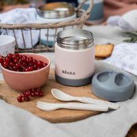 Frasco Térmico Para Almacenar Comida Color Rosado - Beaba