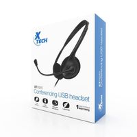 Audifono Usb Para Videoconferencia Color Negro - Xtech