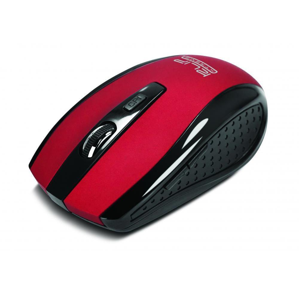Mouse Inalámbrico de 6 Botones Varios Colores Rojo