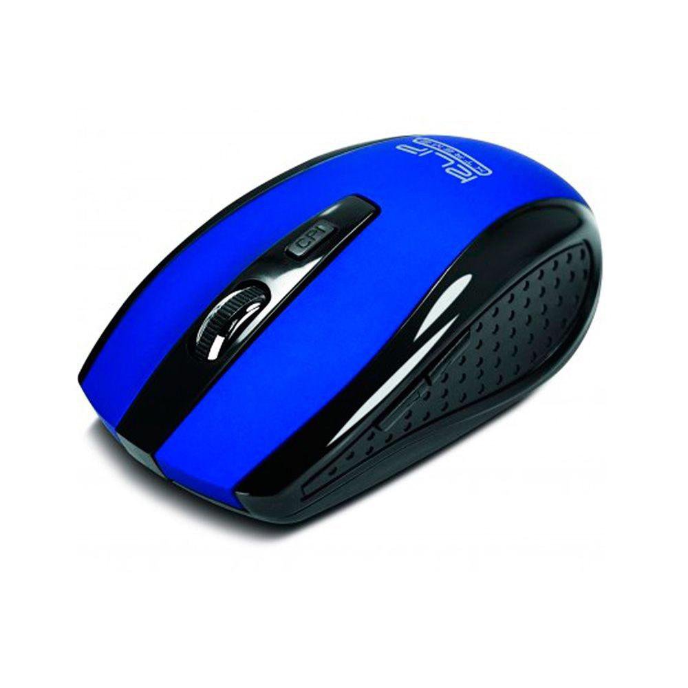 Mouse Inalámbrico de 6 Botones Varios Colores Azul