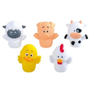 Juguete Para El Baño Títeres Amigos De La Granja - Playgo