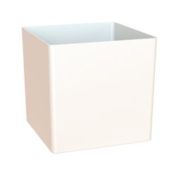Maceta Oslo Cuadrada Blanca - Artevasi Varios Tamaños