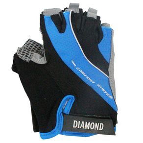 Guantes Para Ciclismo Negro Con Azul Unitalla - Lider Bike