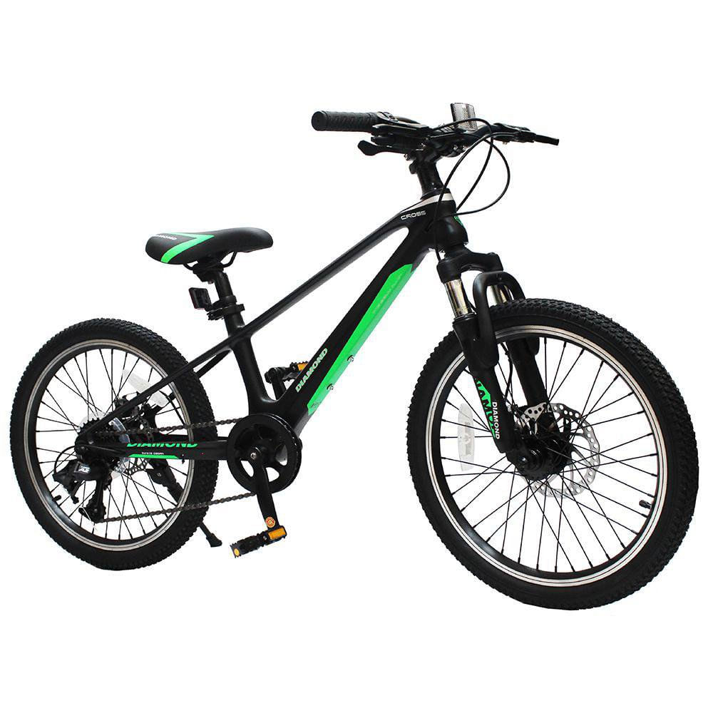 Bicicleta Rin 20 de 7 Velocidades - Varios Colores Negro