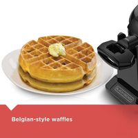 Wafflera Con Doble Platos De Cocción - Black And Decker