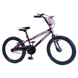 Bicicleta Bmx Rin 20 Con Freno V Brake Color Rojo - Starlight