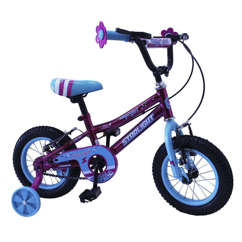 Bicicleta BMX Magic Rin 12 Freno V para Niña Color Celeste Bicicleta BMX Rin 12 Freno V Ce…