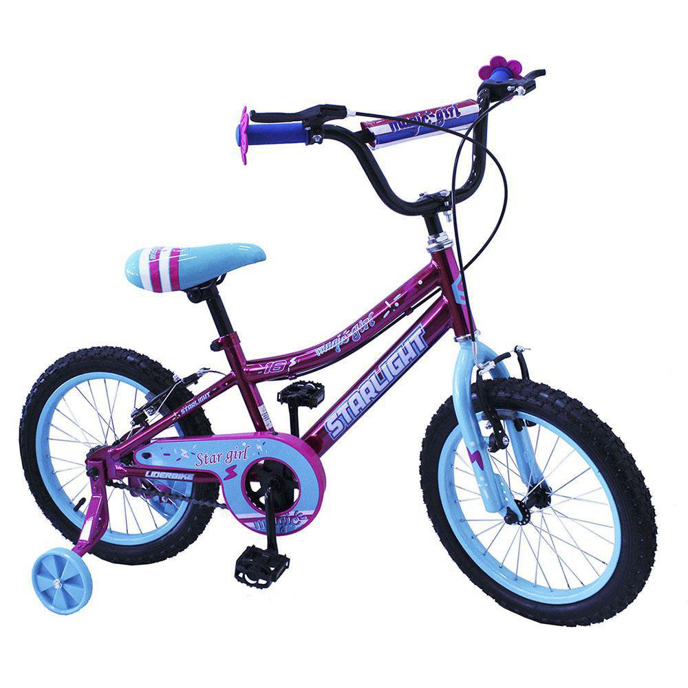 Bicicleta BMX Magic Rin 16 Freno V para Niña Color Celeste Bicicleta BMX Rin 16 Freno V Ce…