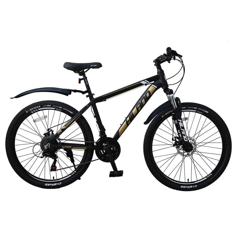 Bicicleta MTB Speed FDD Rin 26 de 21 Velocidades Color Negro y Dorado Bicicleta de Montaña…