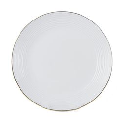 Plato Para Ensalada Blanco Con Borde Dorado 7.5 Plg - Toscana
