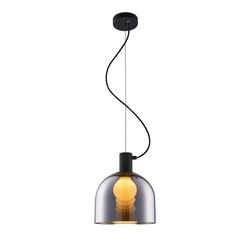 Lámpara Colgante Cromada Base E27 60W 26 Cm - Zlumini