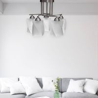 Lámpara. Techo Níquel Satinado 5L E27 40W - Z