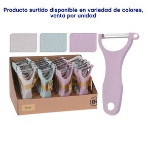 Pelador Con Mango Ergonómico Colores Surtidos - Koopman