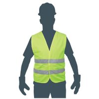 Chaleco De Seguridad Con Cinta Unitalla Verde - Truper