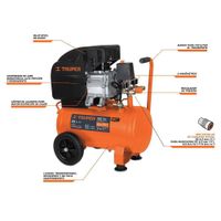 Compresor Horizontal 25 L - Truper