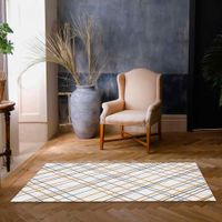 Combo De 3 Alfombras Carter Con Cuadrícula 133X190 + 2X57X90 Cms - Oriental Weavers