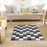 Combo De 3 Alfombras Carter Cuadrícula - Viva