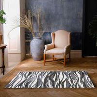 Combo De 3 Alfombras Carter Con Lineas 133X190 + 2X57X90 Cms - Oriental Weavers