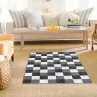 Combo De 3 Alfombras Carter Cuadrícula - Viva