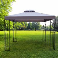Toldo Columnas L Metálicas Gris - Solaris