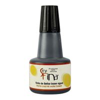 Tinta Negra Para Almohadilla - Sina Fina