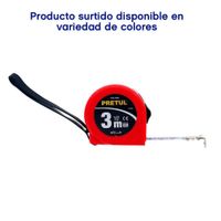 Flexometro Caja Abs De 3 Mts En Colores