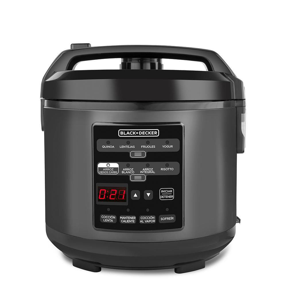 Olla Multifuncional 12 en 1 de 3 L Color Gris Obscuro Olla Digital Multifuncional 12 en 1…